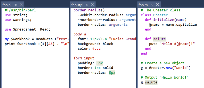 Syntax Highlighting Pack